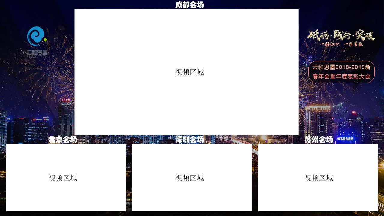 【直播回放】云和恩墨2018-2019新春年会四城联播,邀您共同见证!